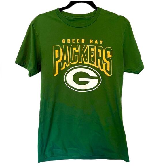 JUNK FOOD GREEN BAY PACKERS NFL FOOTBALL WOMENS GREEN TEE SIZE SMALL - Picture 1 of 6